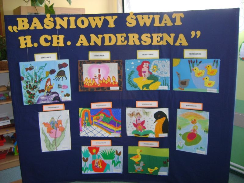 Międzyszkolny konkurs plastyczny- „ Baśniowy świat H. Ch. Andersena