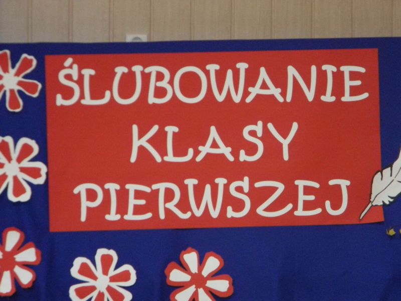 Po ślubowaniu...
