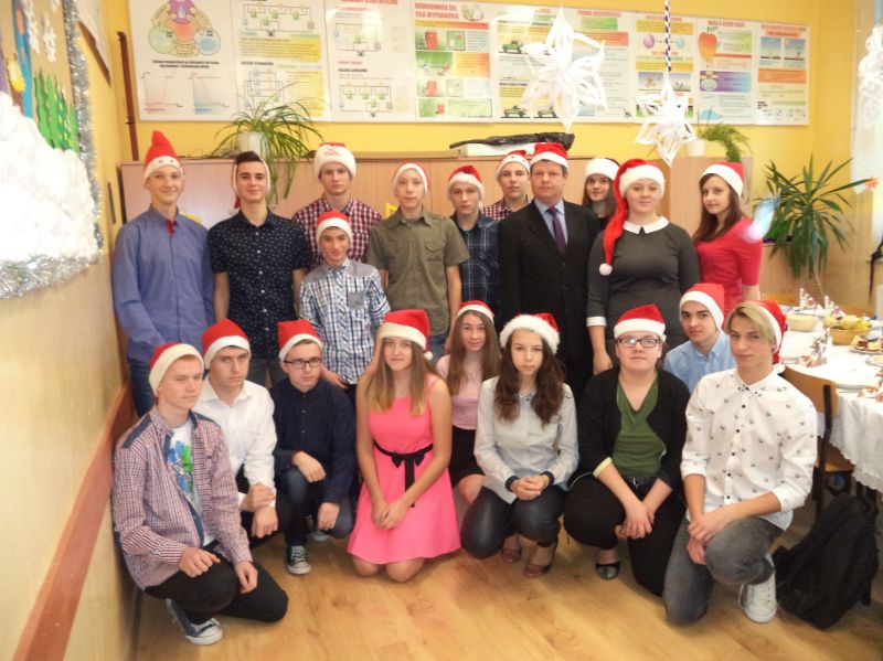 Wigilia 2016 w Gimnazjum Publicznym w Grabkowie