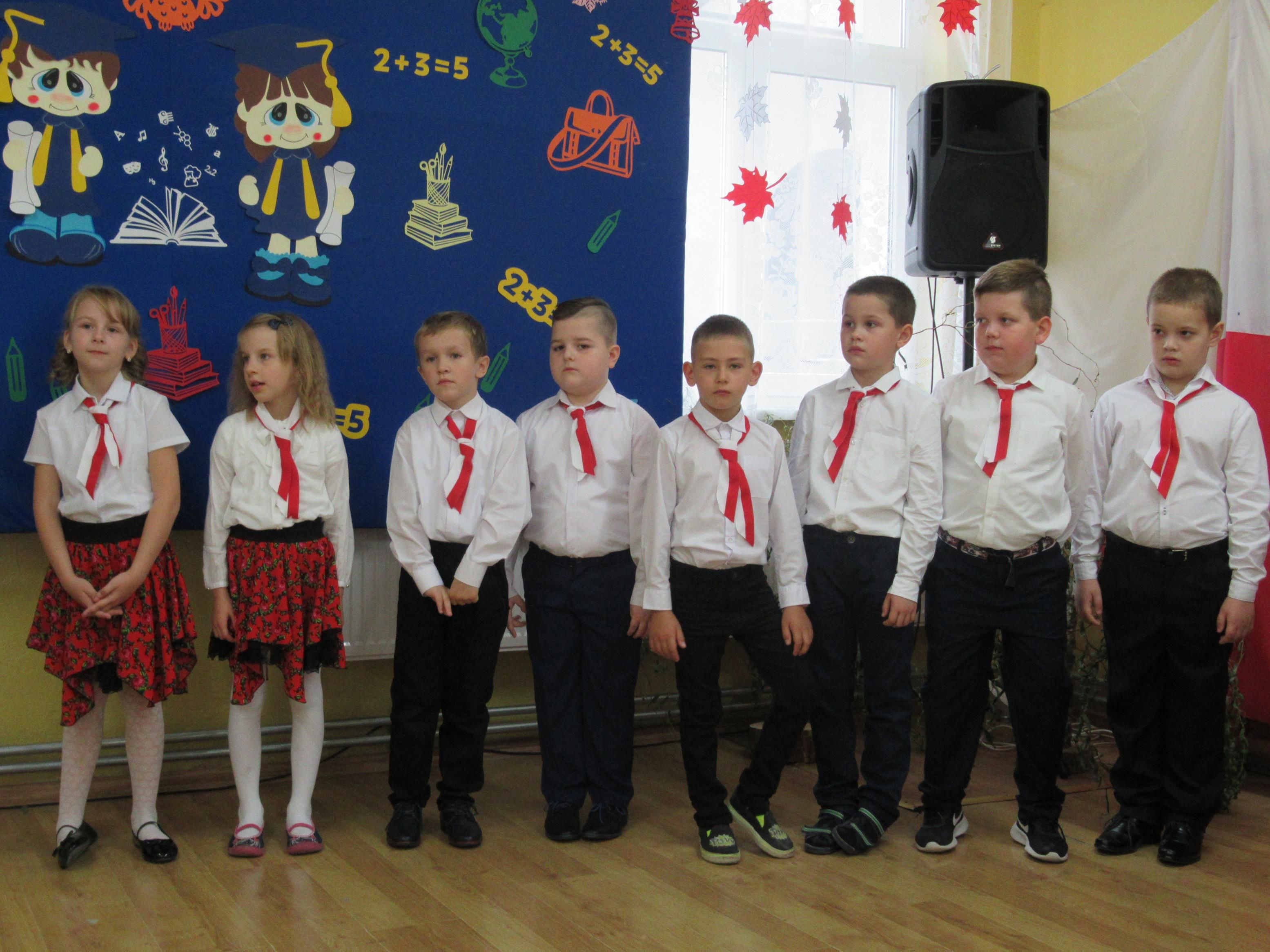 ŚLUBOWANIE PIERWSZOKLASISTÓW FILIALNEJ SZKOŁY PODSTAWOWEJ W WIĘSŁAWICACH 2019