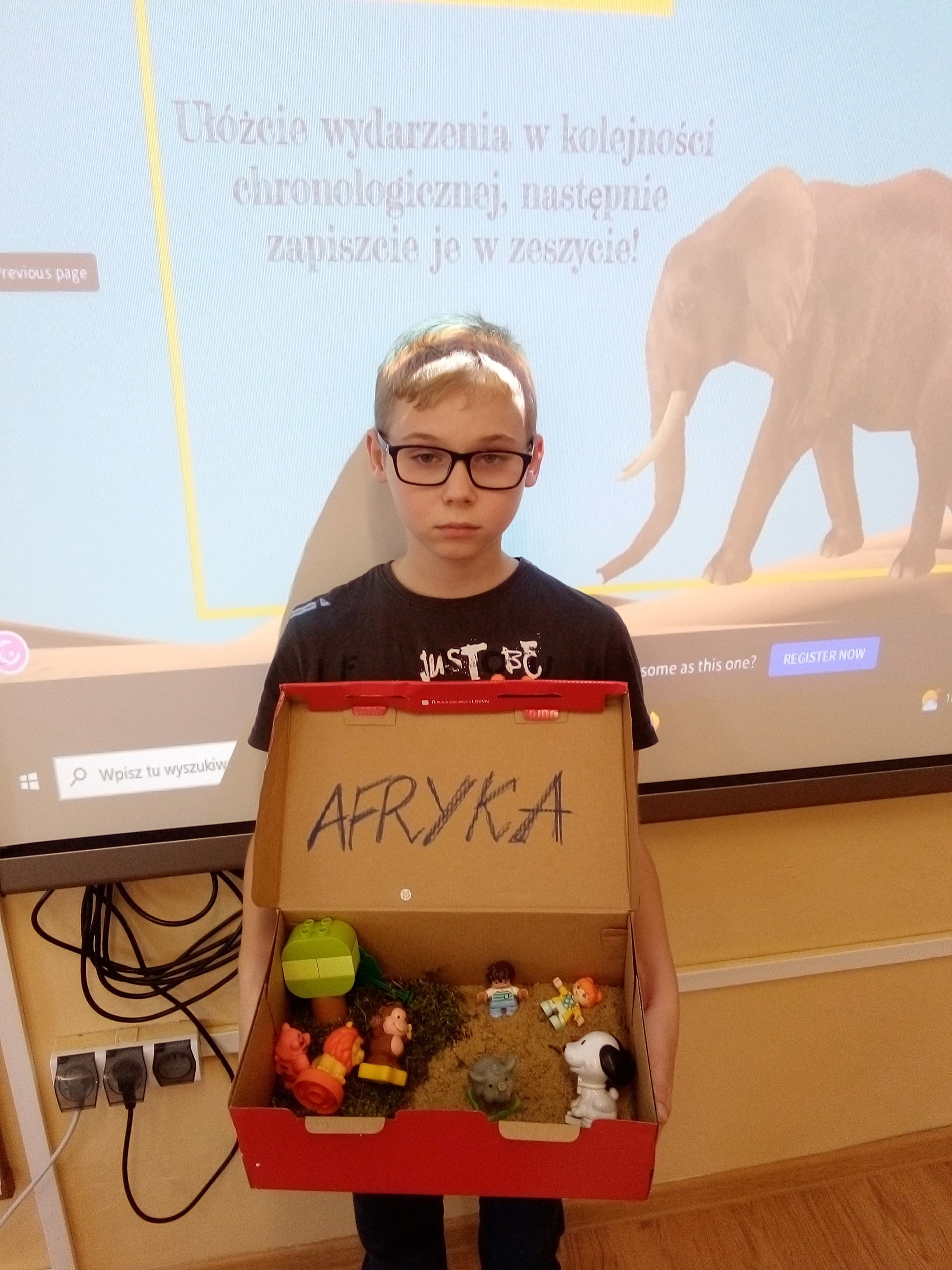 Nietypowa lekcja j. polskiego w kl. VI a i VI b